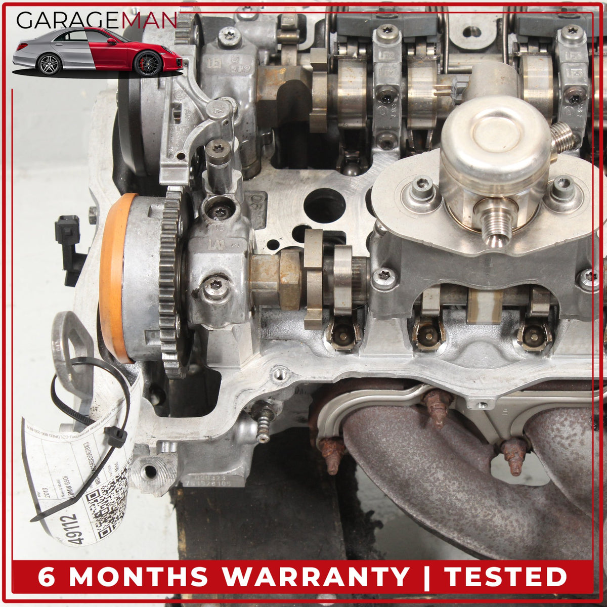 2013-2019 BMW 650i F06 AWD 4.4L Right Cylinder Head 7604875 OEM