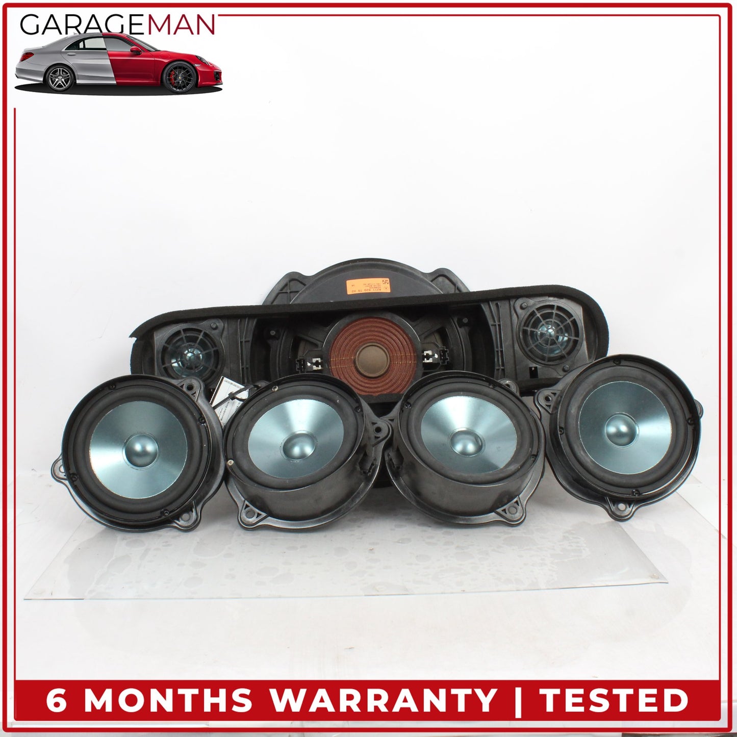 2006-2011 Mercedes W219 CLS550 Front and Rear Door Speakers w/ Subwoofer OEM