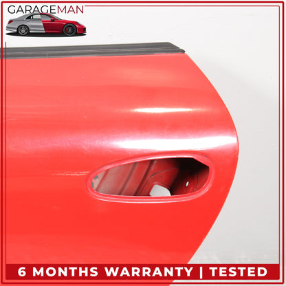 1997-2005 Porsche 911 996 Front Left Driver Side Door Shell Red 99653101104 OEM