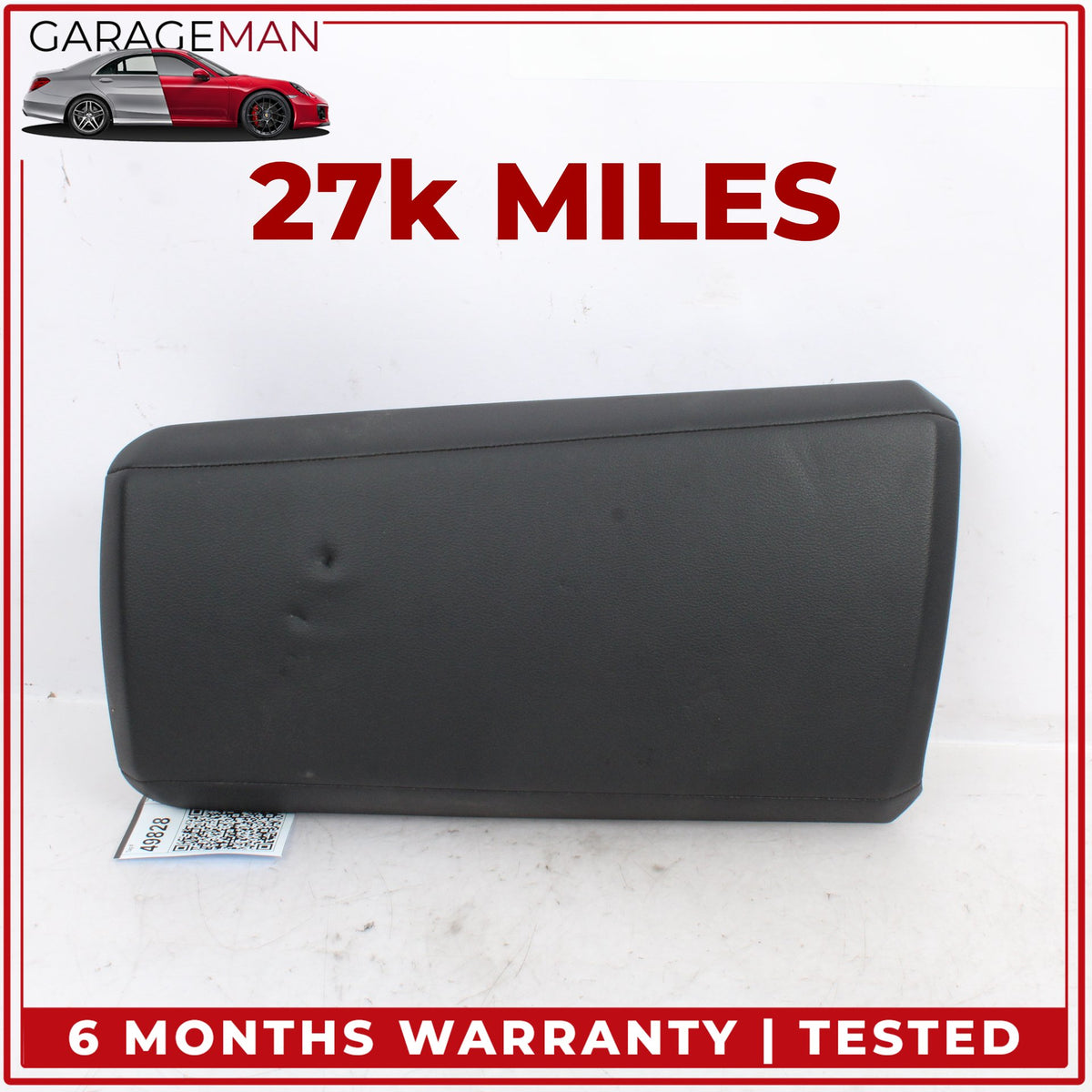 2019-2025 BMW M340i G20 Front Center Console Armrest Lid Cover Leather Black OEM