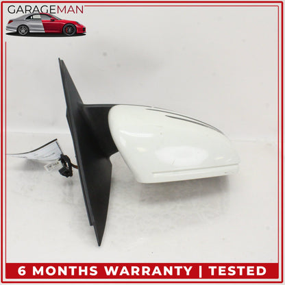 2010-2011 Mercedes W204 C300 Front Right Door Rear View Mirror Calcite White OEM