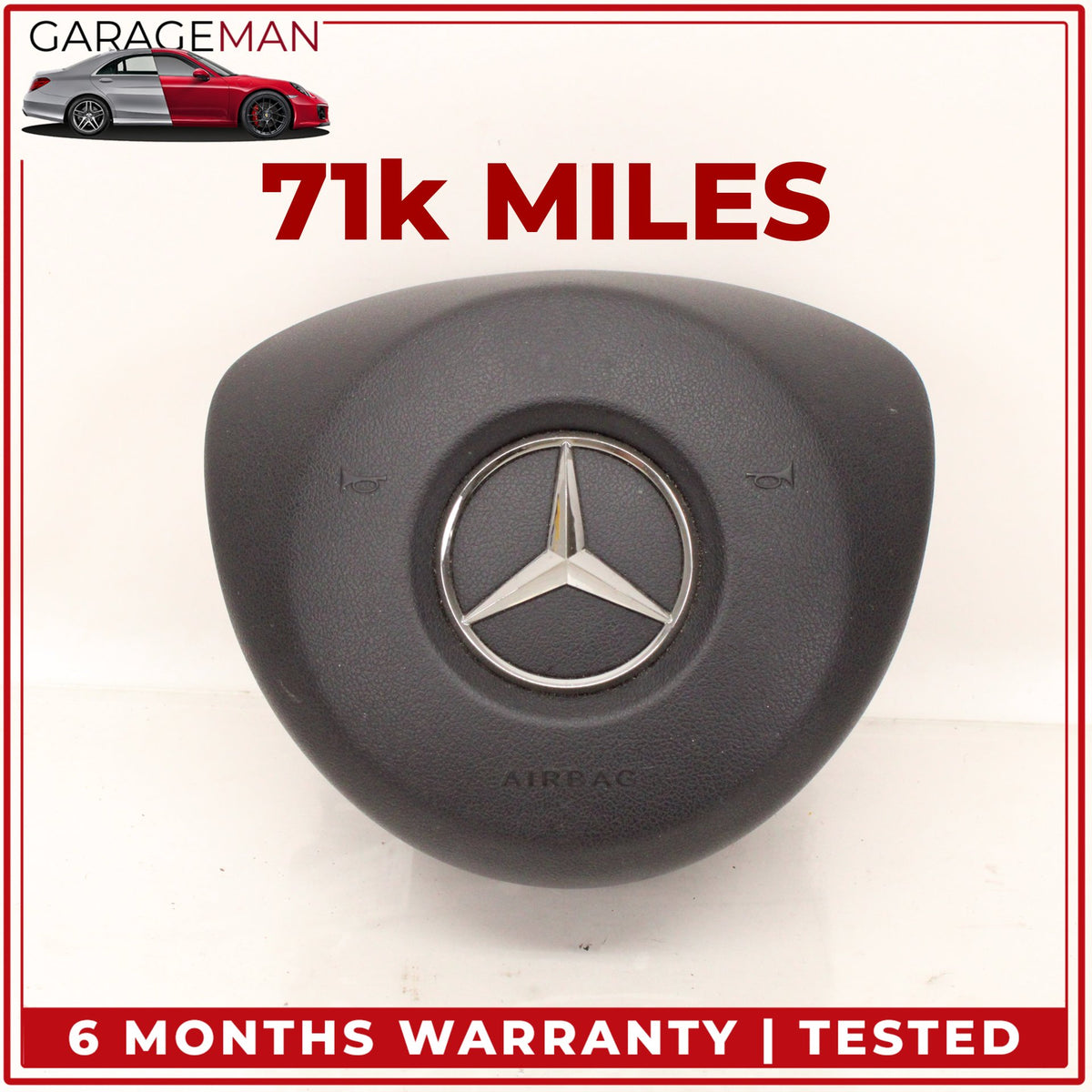 2014-2019 Mercedes-Benz CLA250 C117 Steering Wheel Airbag 0008601002 OEM