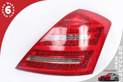 06-13 Mercedes-Benz S550 W221 Sedan Rear Right Outer Tail Light 2218201464