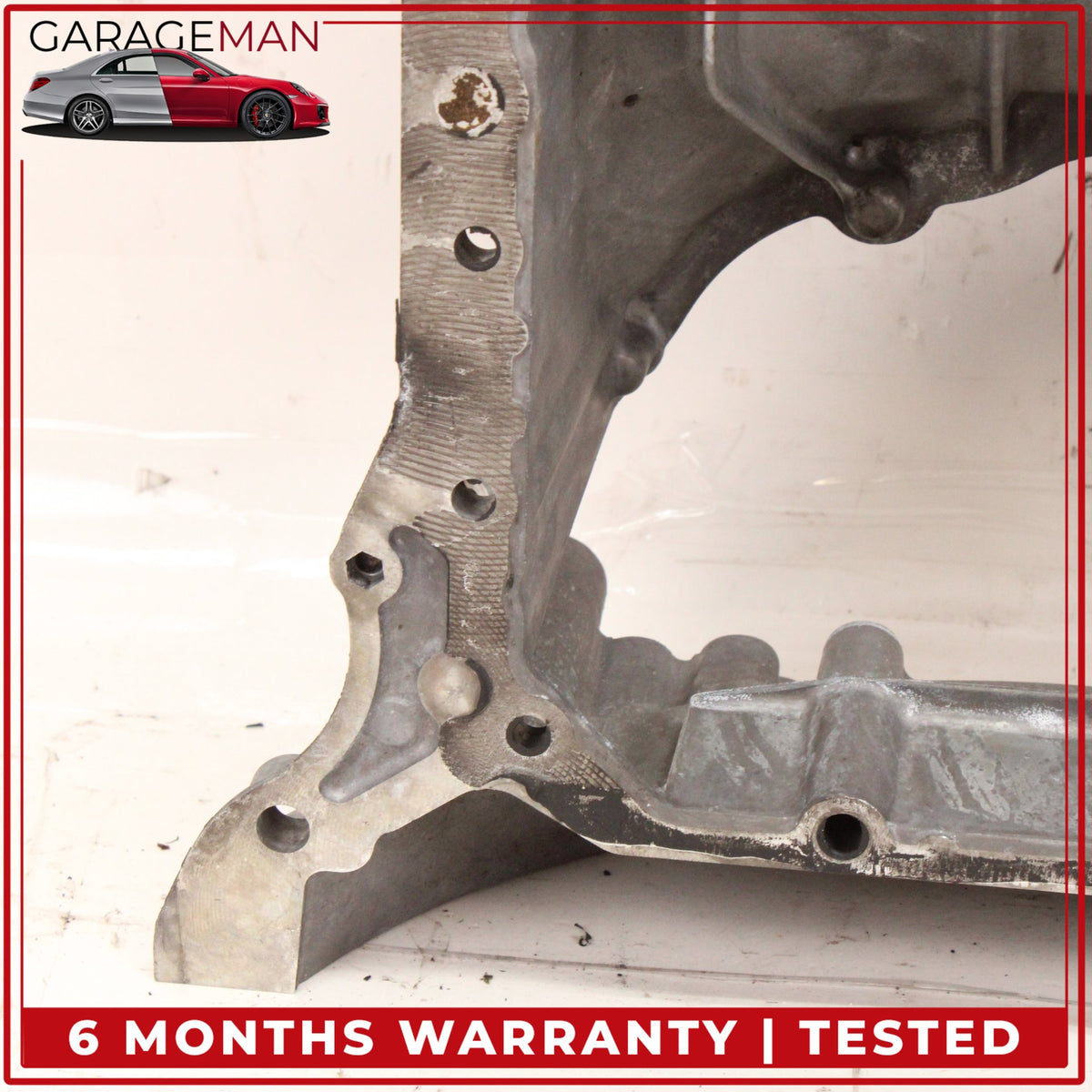 2012-2015 Mercedes W212 E400 E350 M276 RWD Upper Oil Pan Section 2760141802 OEM