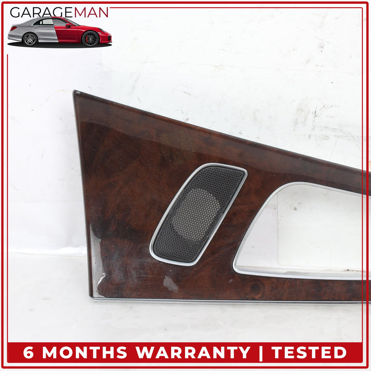 2012-2018 Audi A6 A7 Front and Rear Side Door Trim Cover Panel Wood Set OEM