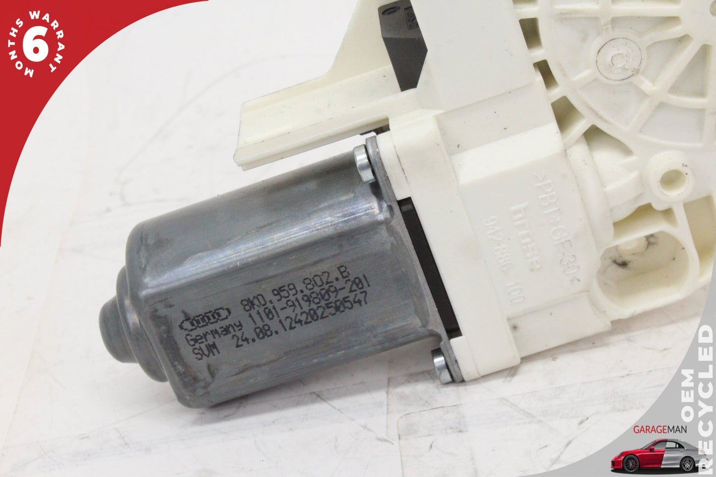 2011-2018 Audi A8 Left Rear Door Regulator Motor 8K0959802 OEM