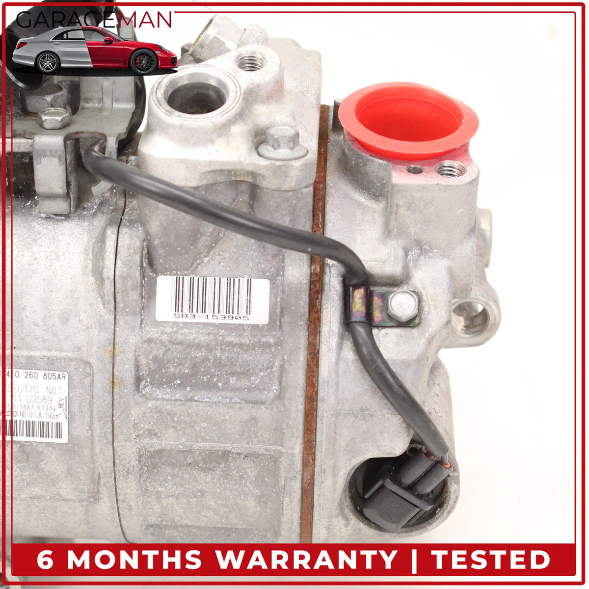 2011-2015 Audi Q7 4L AC A/C Air Conditioning Compressor 4E0260805AR OEM