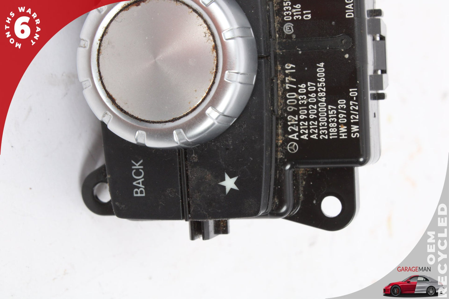 14-17 Mercedes-Benz E350 W212 Console Head Unit Controller Knob 2129007719