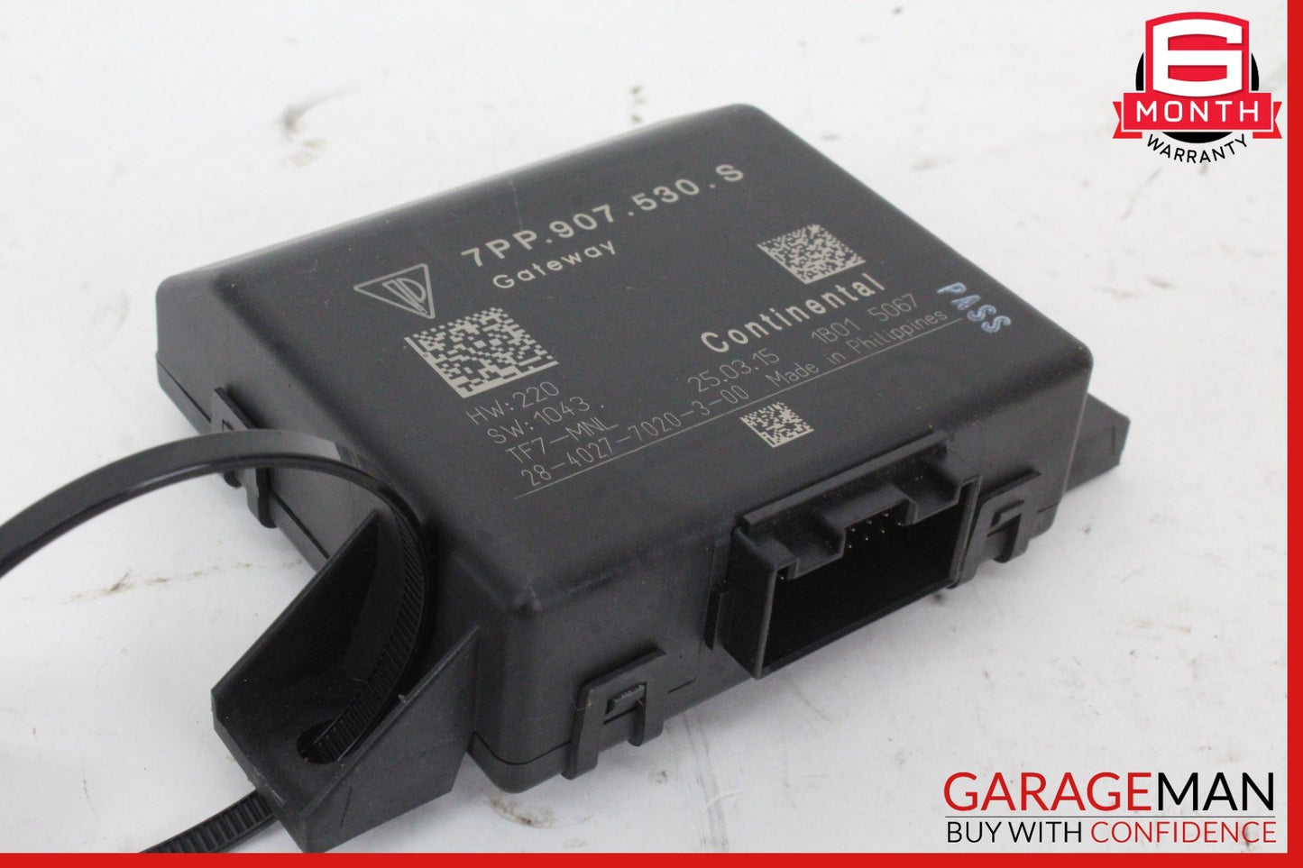 2013-2016 Porsche Cayman 981 Gateway Control Module Unit 7PP907530S OEM