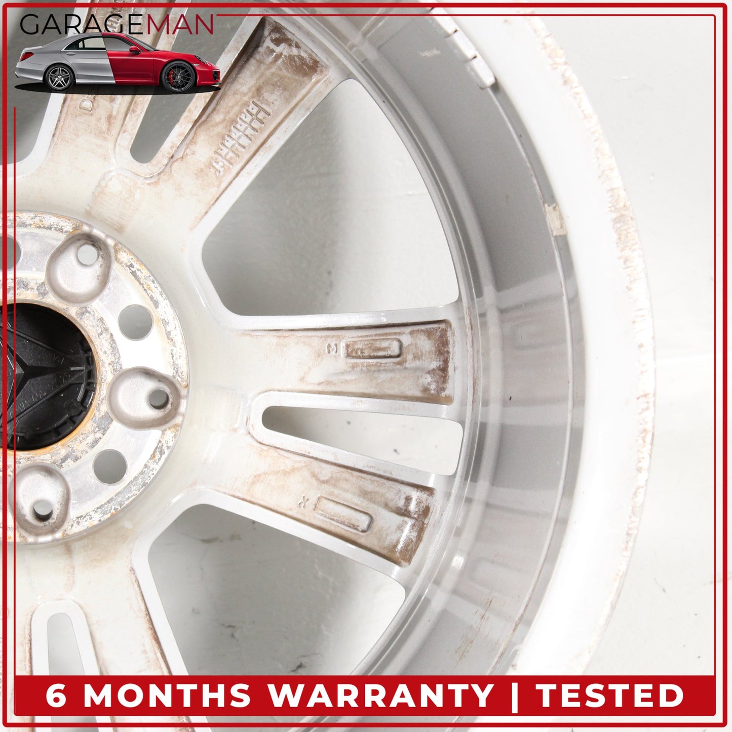 2014-2016 Mercedes W212 E350 Twin 5 Spoke Wheel Rim 8.5JX18H2ET48 2124015702 OEM