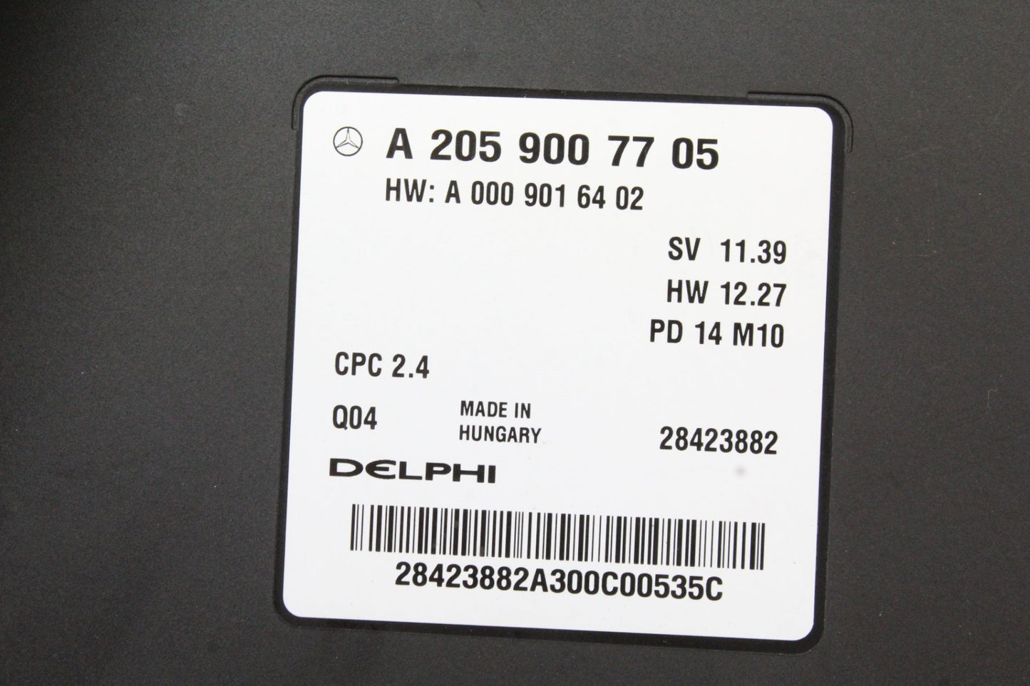 2015-2019 Mercedes-Benz C300 C-Class W205 Transmission Control Module 2059007705