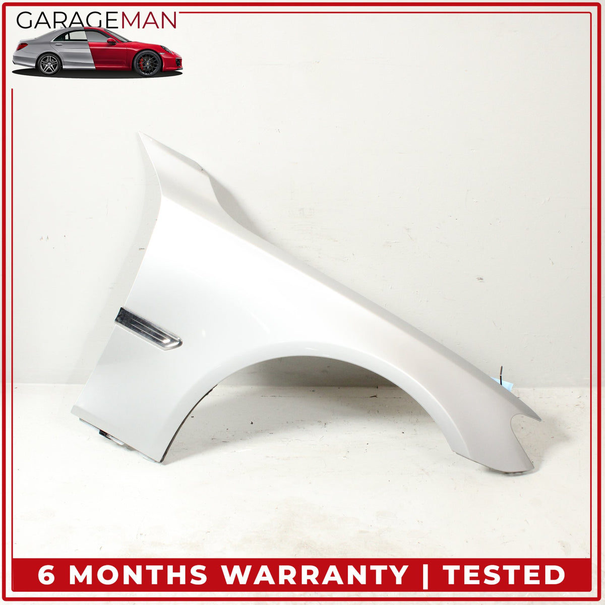 2009-2015 BMW 740i Front Right Passenger Side Fender Panel Silver Metallic OEM