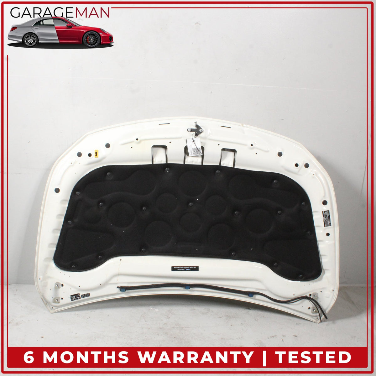 2014-2019 Mercedes C117 CLA250 Sedan Front Hood Bonnet Panel Calcite White OEM