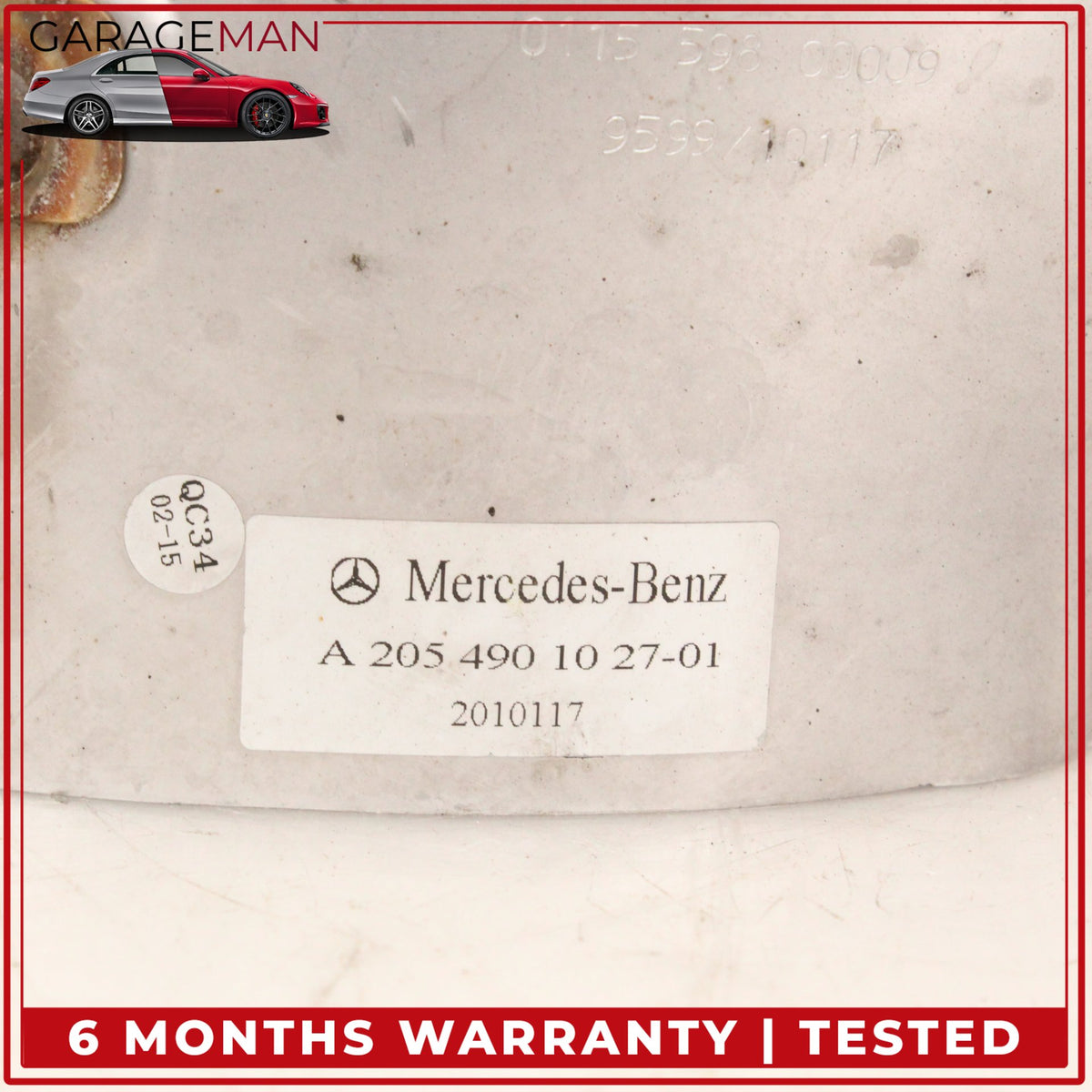2014-2017 Mercedes C207 E400 Coupe Rear Left and Right Exhaust Muffler Tip OEM