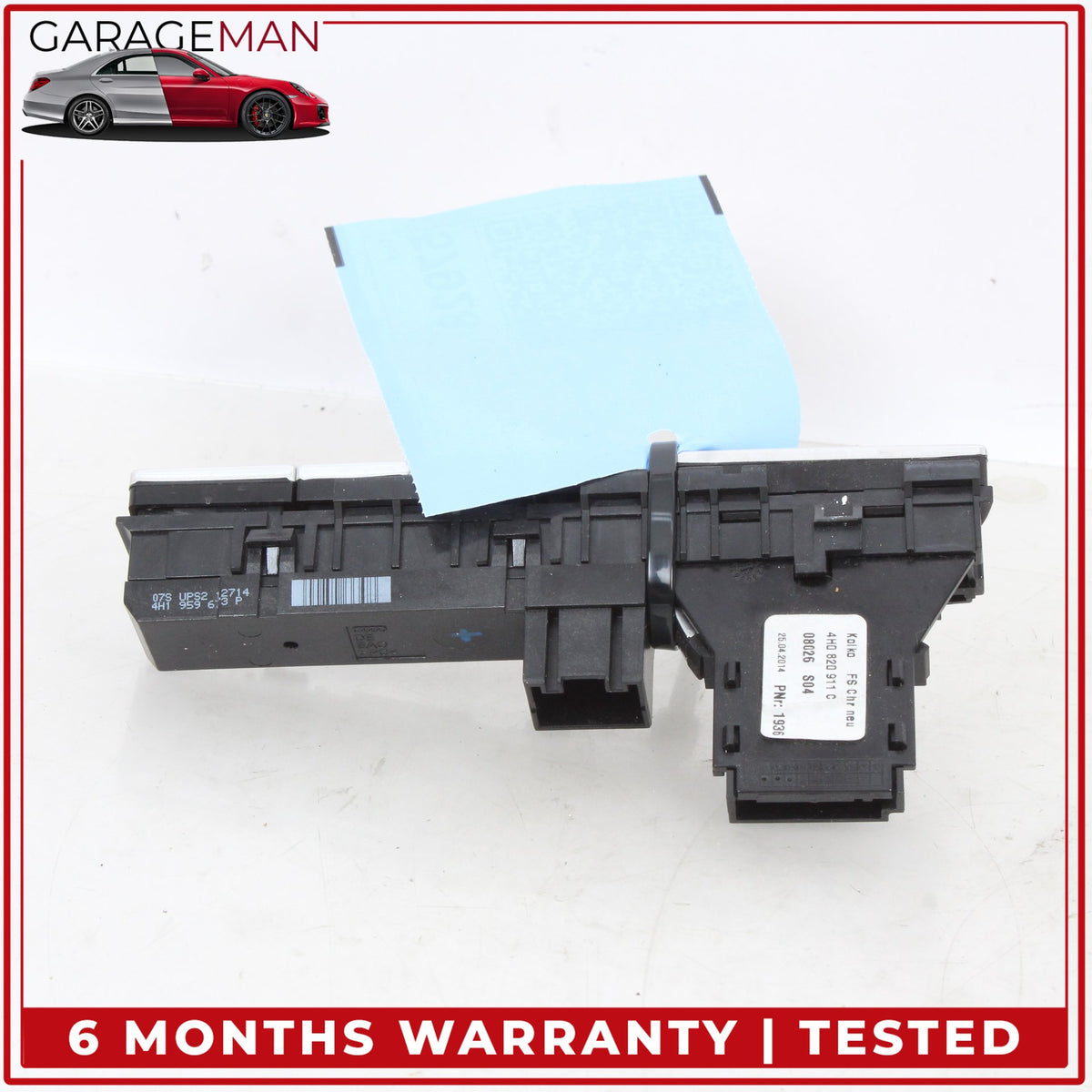 2011-2018 Audi A8 S8 Emergency Warning Hazard Light Control Switch Button OEM