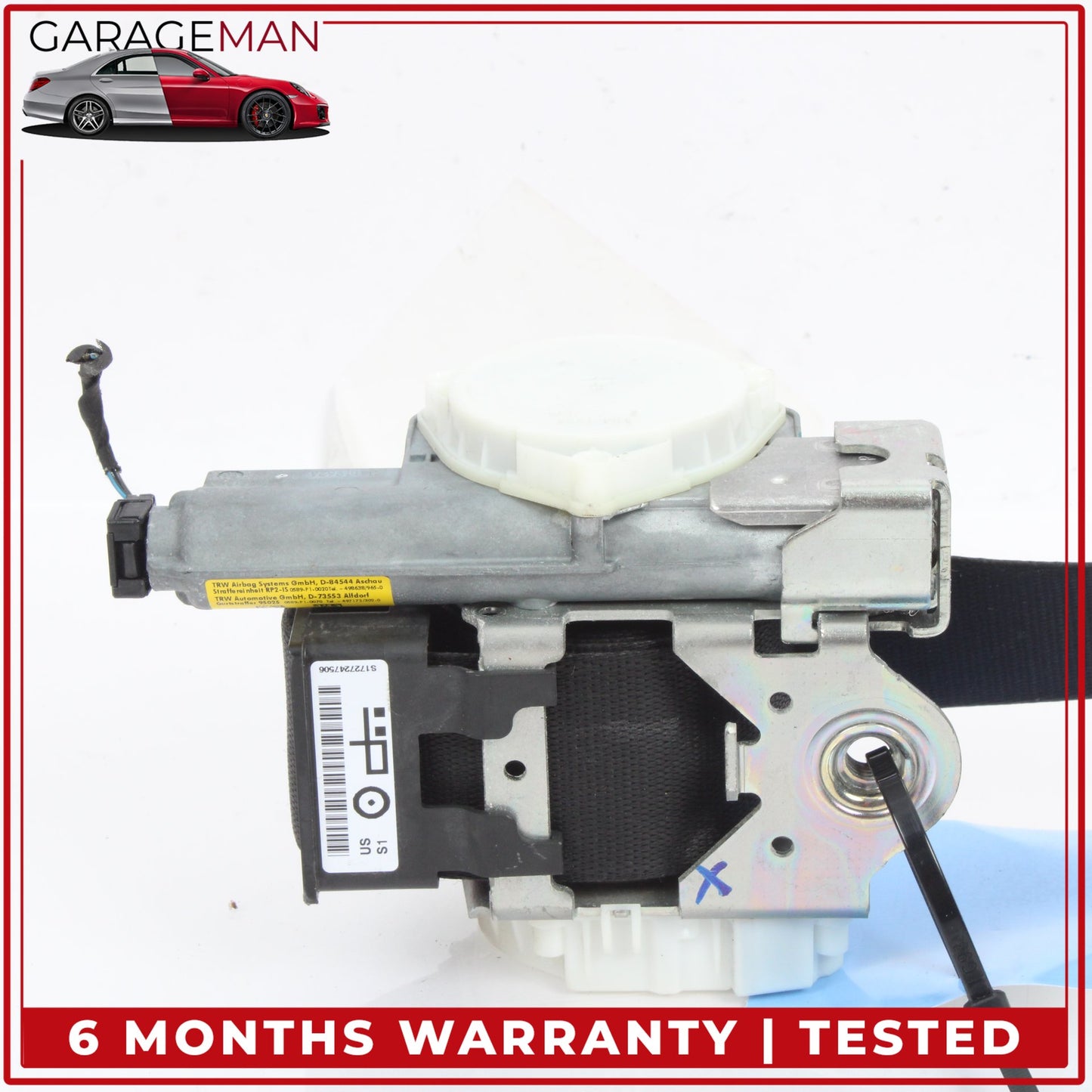 2014-2020 BMW 428i Front Left Side Seat Belt Retractor Black 34107542D OEM