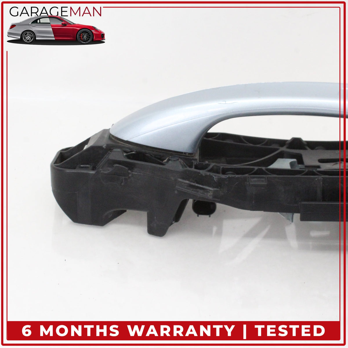 2015-2020 Mercedes W205 C300 Rear Left Side Exterior Door Handle Silver OEM