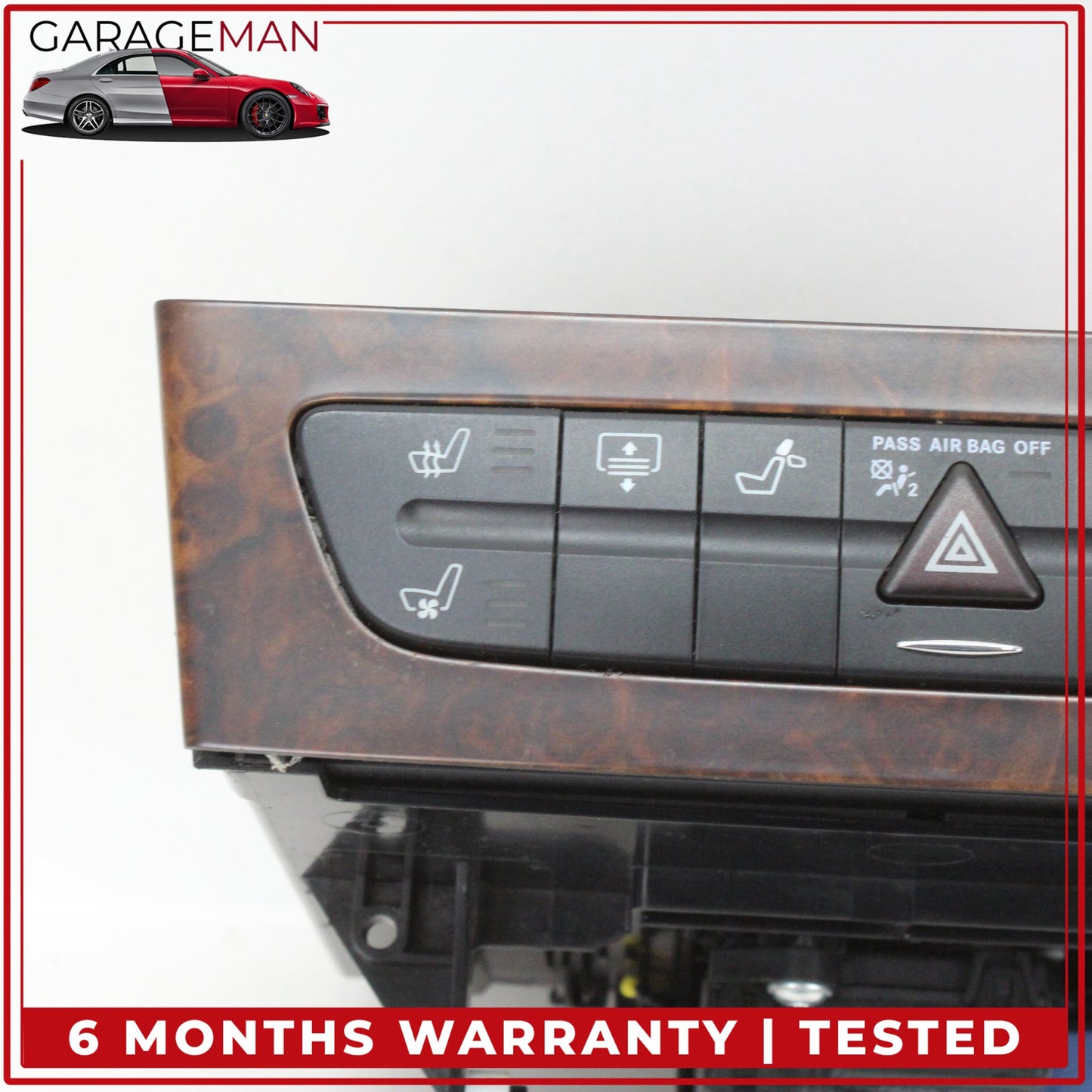 2003-2009 Mercedes W219 CLS500 Center Dash Hazard Control Switch 2116800552 OEM