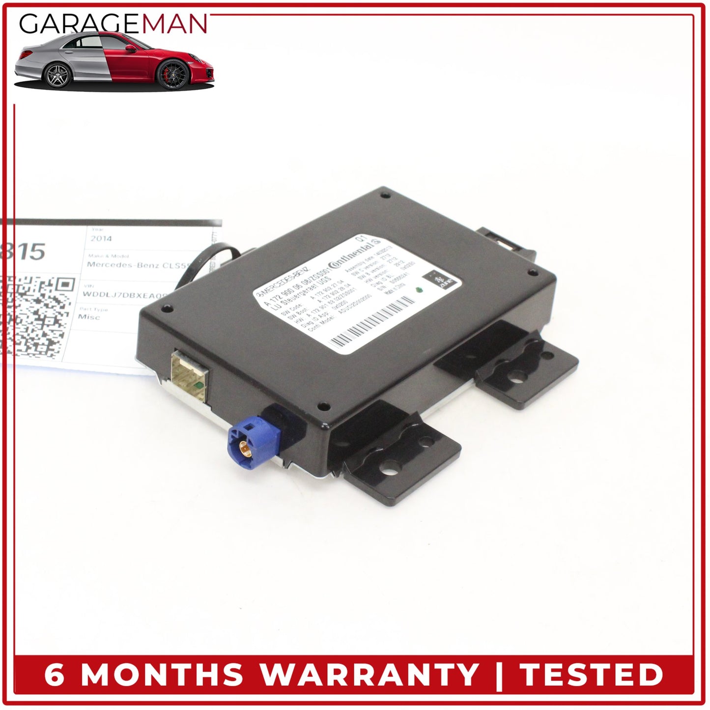 2012-2020 Mercedes W218 CLS550 SL550 Communication Control Module 1729022704 OEM