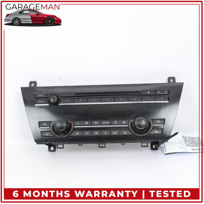 2012-2019 BMW 650i F06 AC Temperature Climate Control Radio Panel 9299034 OEM