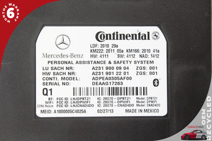 2010-2016 Mercedes R231 SL550 GL450 C250 Tele Aid Control Module 2319000904 OEM