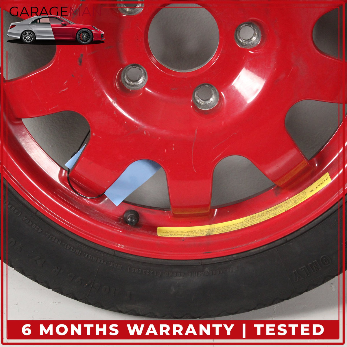 1997-2005 Porsche 911 Carrera 996 Emergency Spare Tire Wheel Donut Rim OEM