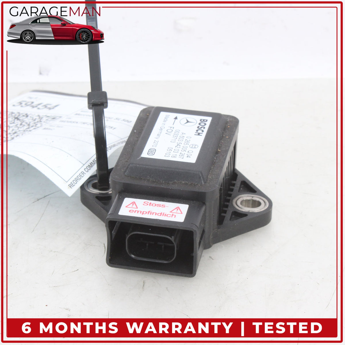 2003-2012 Mercedes R230 SL500 Acceleration Yaw Rate Speed Sensor Module OEM