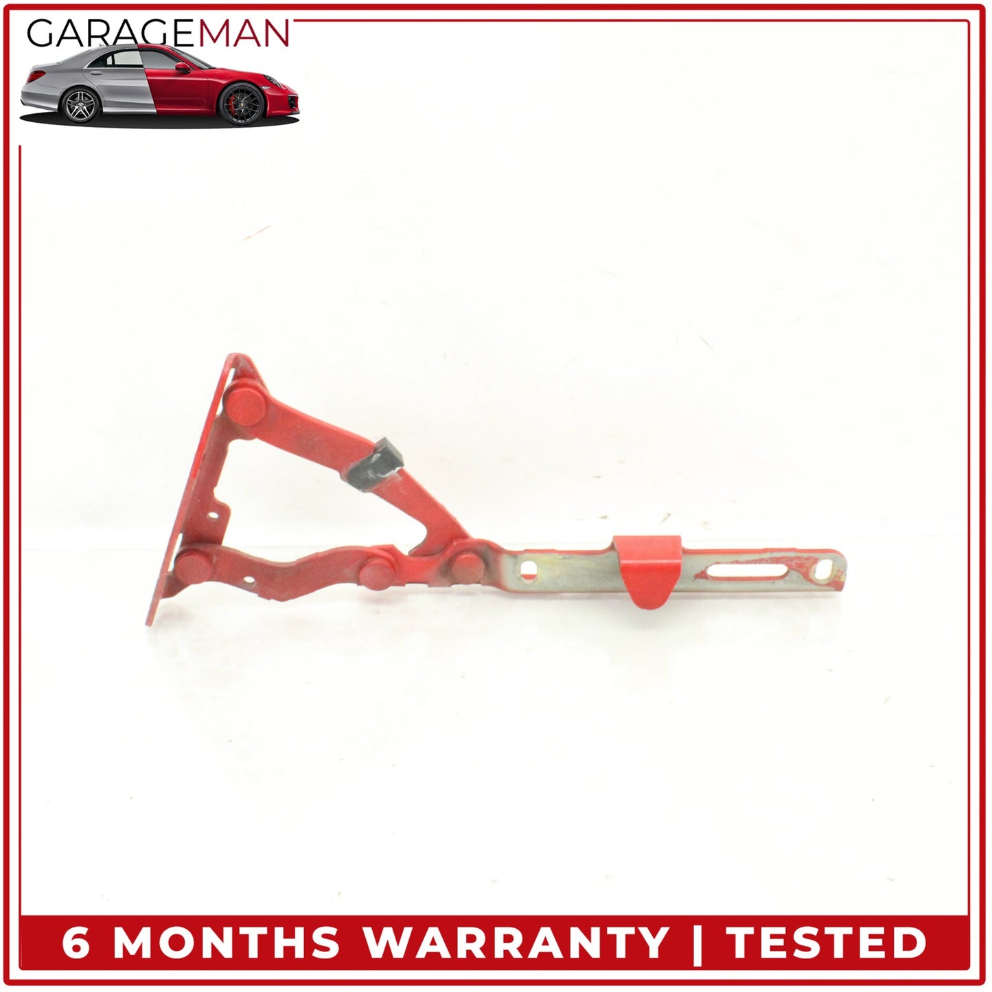 1999-2005 Porsche 911 996 Rear Left and Right Side Trunk Lid Hinge Set Red OEM