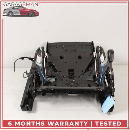 2011-2018 Audi A8 Front Left Side Lower Seat Track Frame Rail w/ Motors OEM