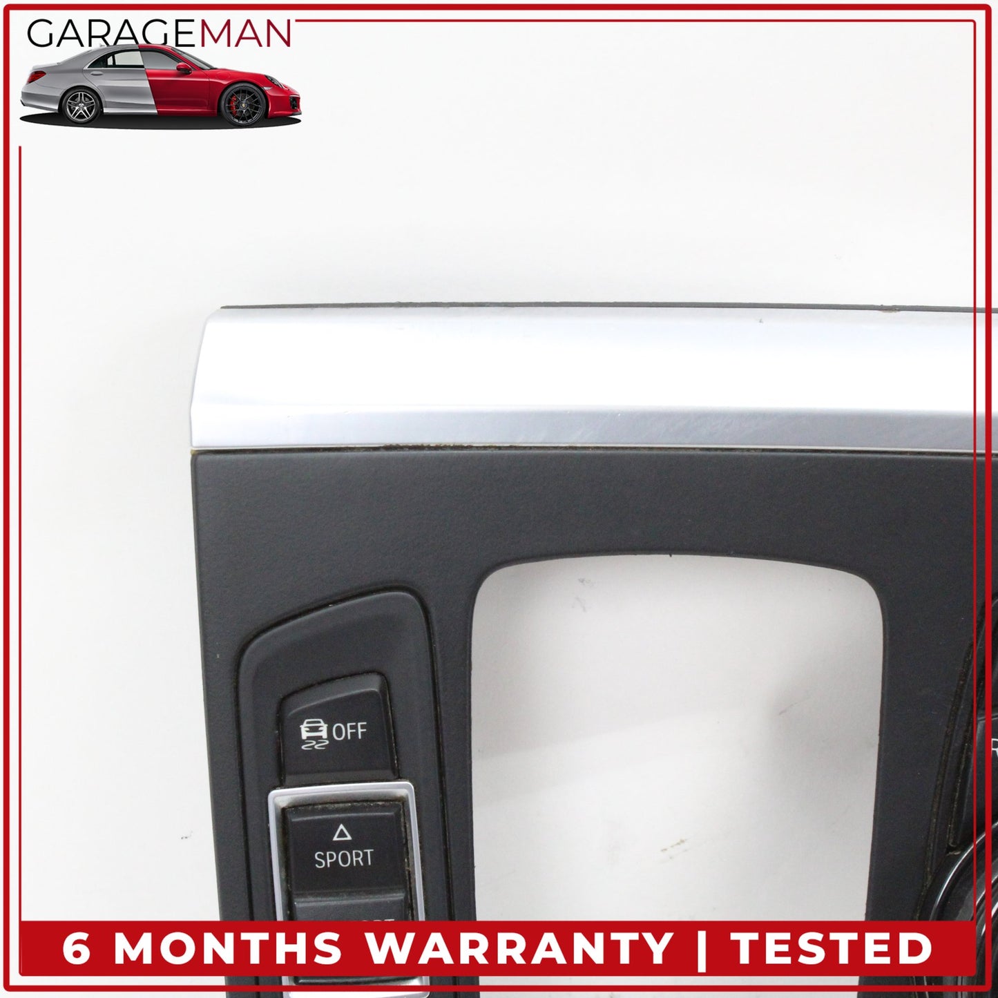 2014-2019 BMW X5 X6 iDrive Media Navigation Ceramic Knob w/ Switches & Trim OEM