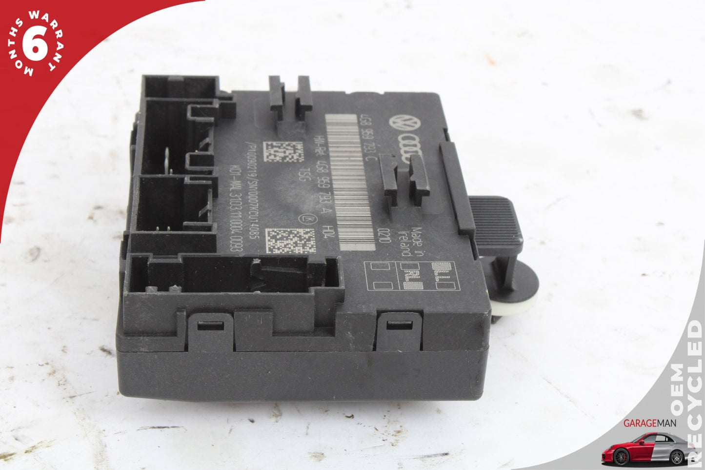 12-18 Audi A6 C7 Sedan Front Left Door Control Module 4G8959793C Genuine