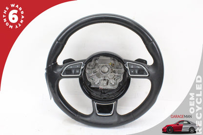 2012-2018 Audi A7 A6 Front Left Side Steering Wheel Black 4G0419091S OEM