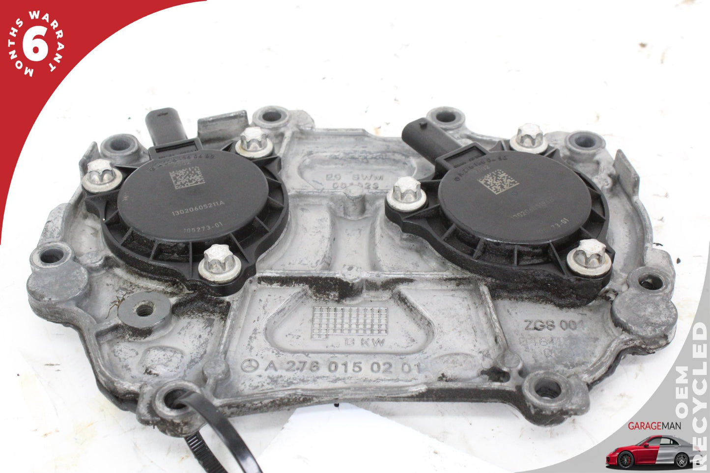2012-2018 Mercedes X166 GL450 GLE350 Front Engine Timing Chain Cover Plate OEM
