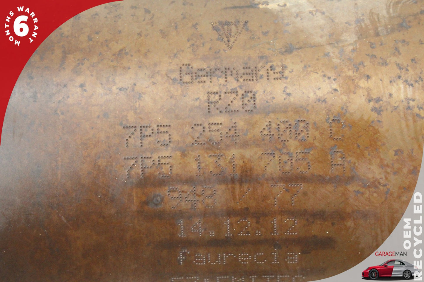 2011-2018 Porsche Cayenne 92A 4.8L Right Passenger Side Exhaust Downpipe 7P5131705