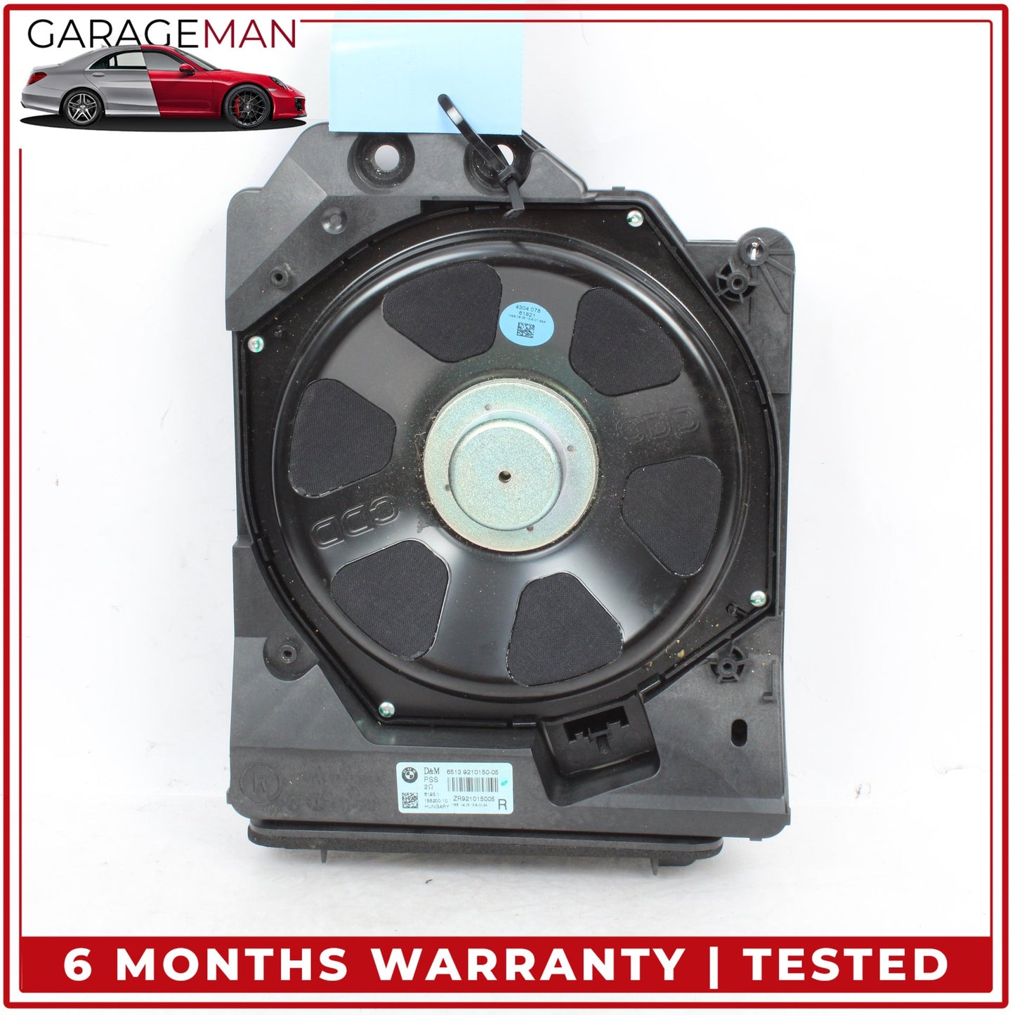 2012-2018 BMW 320i xDrive Front Left and Right Underseat Subwoofer Speaker OEM