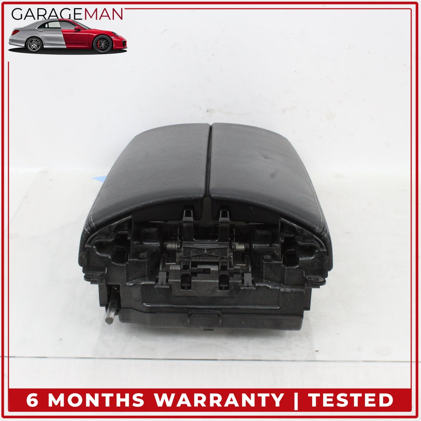 2015-2020 Mercedes W205 C300 Front Center Console Arm Rest Armrest Black OEM