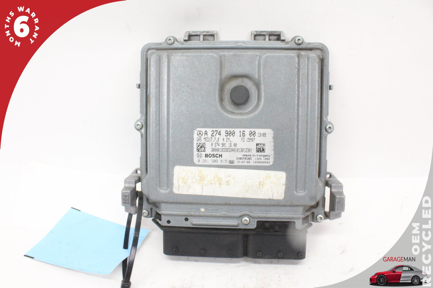 2016 Mercedes C300 W205 Engine Control Module  Unit 2749001600