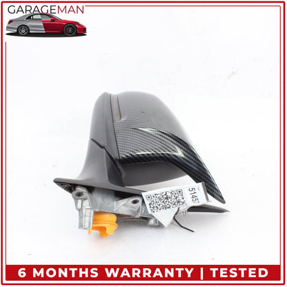 2012-2018 BMW 328i F30 Front Right Side Door Rear View Mirror Carbon Fiber OEM