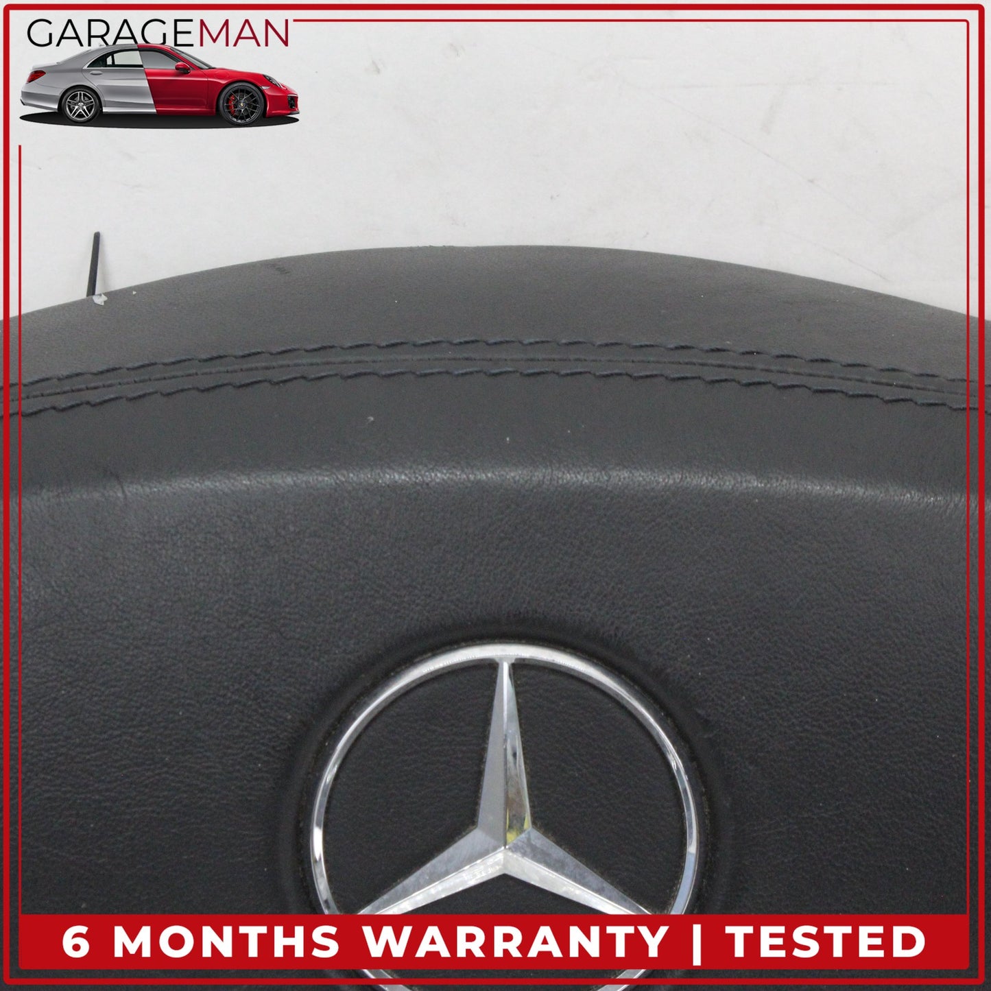 2010-2014 Mercedes W221 S400 Front Left Side Steering Wheel Airbag Black OEM
