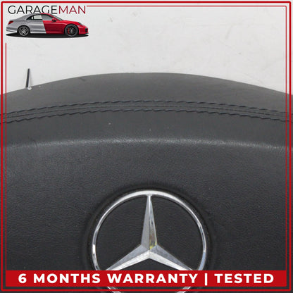 2010-2014 Mercedes W221 S400 Front Left Side Steering Wheel Airbag Black OEM