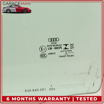 2019-2023 Audi Q3 Front Left Driver Side Door Window Glass 83A845201 OEM