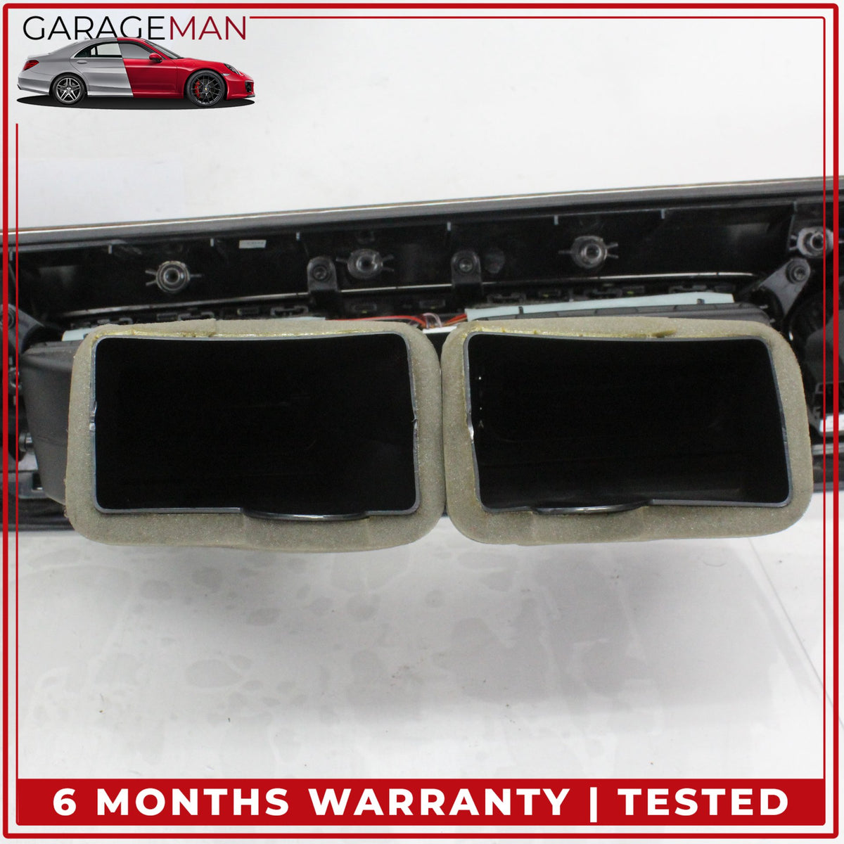 2010-2013 BMW 550i GT Front Dash Center AC Air Vent Grille Panel w/ Trim 9195654 OEM