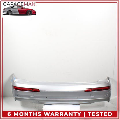 2017-2019 Audi Q7 SUV Rear Bumper Cover Florett Silver Metallic 4M0807511 OEM