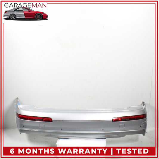 2017-2019 Audi Q7 SUV Rear Bumper Cover Florett Silver Metallic 4M0807511 OEM