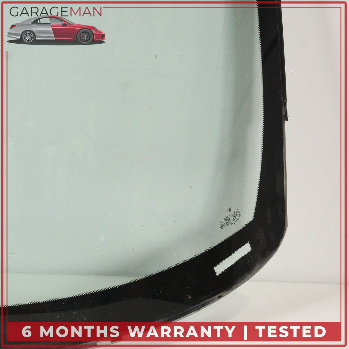 1999-2001 Porsche 911 Carrera 996 Front Windshield Glass w/ Rear View Mirror OEM