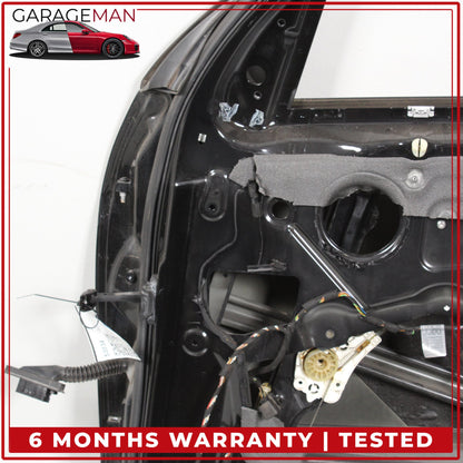 2007-2013 BMW X5 E70 Front Right Side Door Shell Black w/ Window Regulator OEM