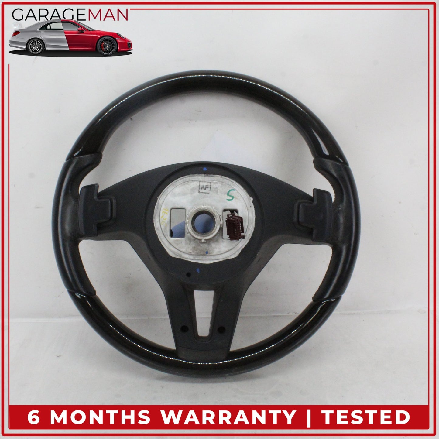 2012-2013 Mercedes W207 E350 CLS500 Steering Wheel Wood w/ Paddle Shifters OEM