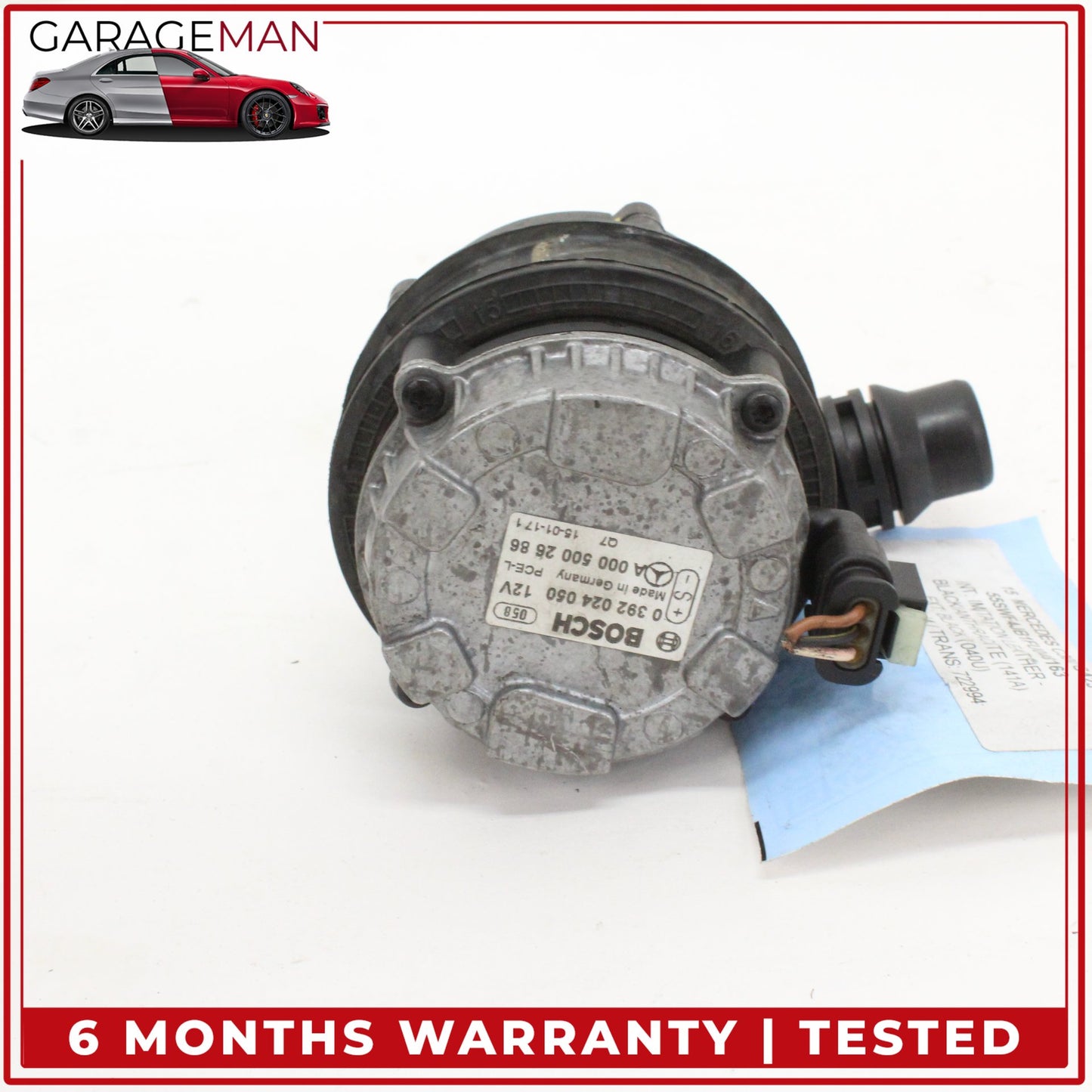 2015-2021 Mercedes W205 C300 Auxiliary AUX Circulation Water Pump 0005002686 OEM