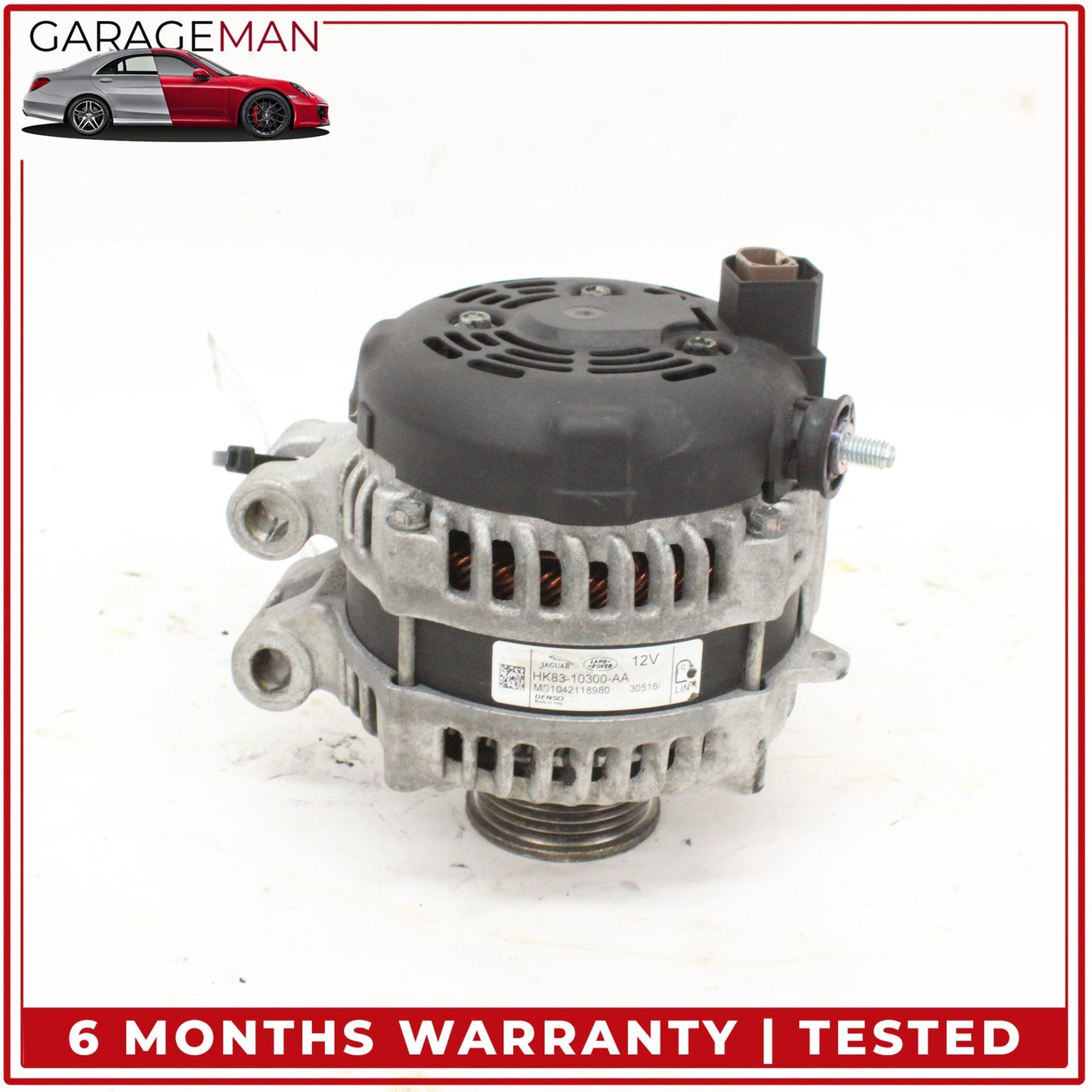 2014-2023 Jaguar F-Type X152 Engine Generator Alternator 8W8310300AC OEM
