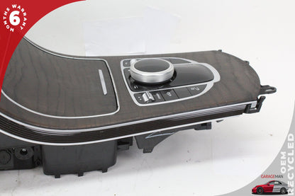 15-18 Mercedes-Benz C350e W205 Sedan Center Console Trim Bezel Assembly 2056807510